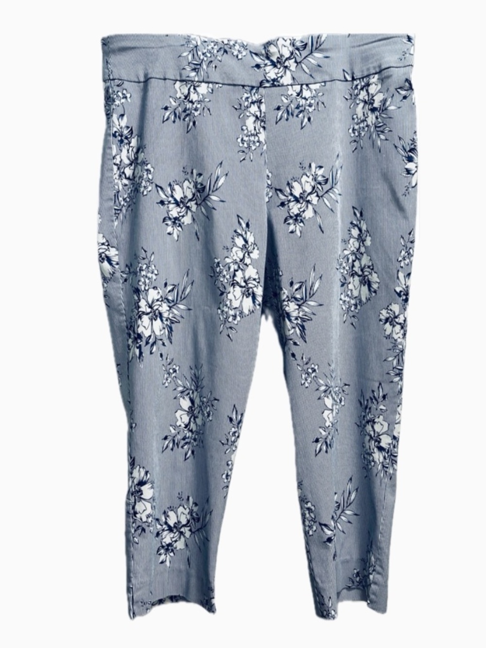 Counterparts Blue and White Patterned Pants